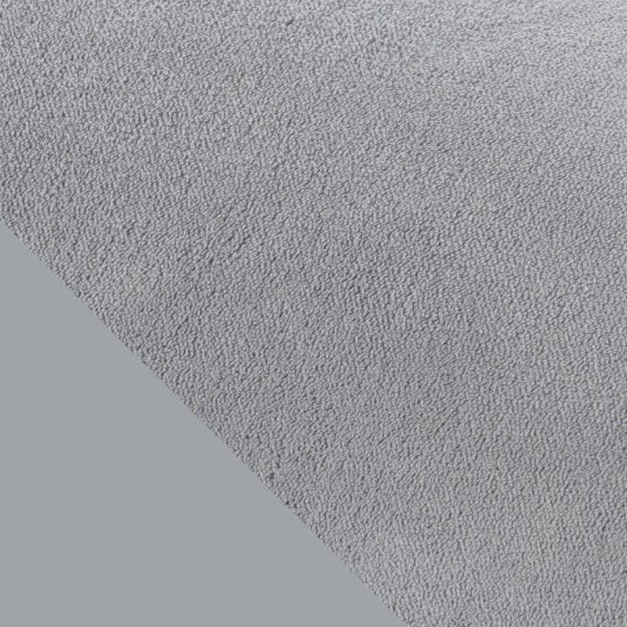 Bezug für den Plüschmond Dessin 72 "Silbergrau" Frotteeplüsch/Elasthan