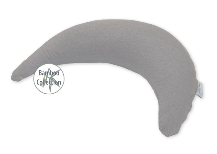 Der Bambusmond inkl. abnehmbarem Bezug, Dessin 170 "Melange mittelgrau" Bamboo Collection