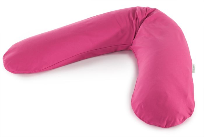 Das Original Theraline Schwangerschafts- und Stillkissen | Jersey | 44 Fuchsia