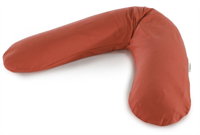 Das Original Theraline Schwangerschafts- und Stillkissen | Jersey | 47 Rotbraun