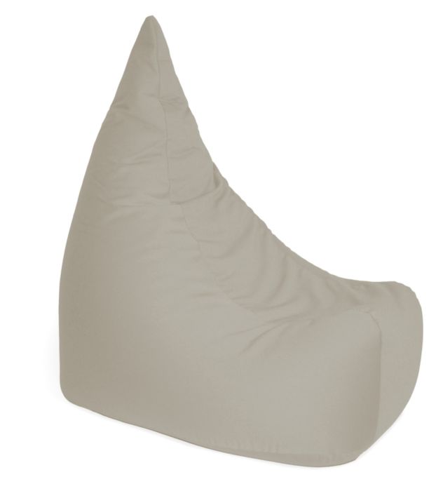 Zwergensitzsack in Gondelform 90 Liter Standardperlen dunkelblau